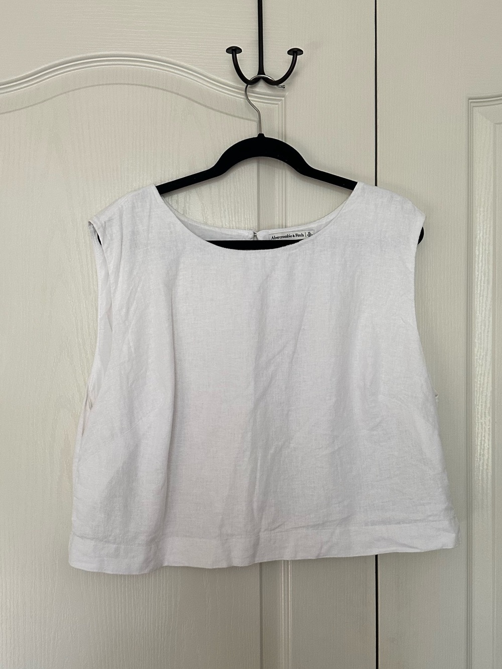 Abercrombie White Linen Tank